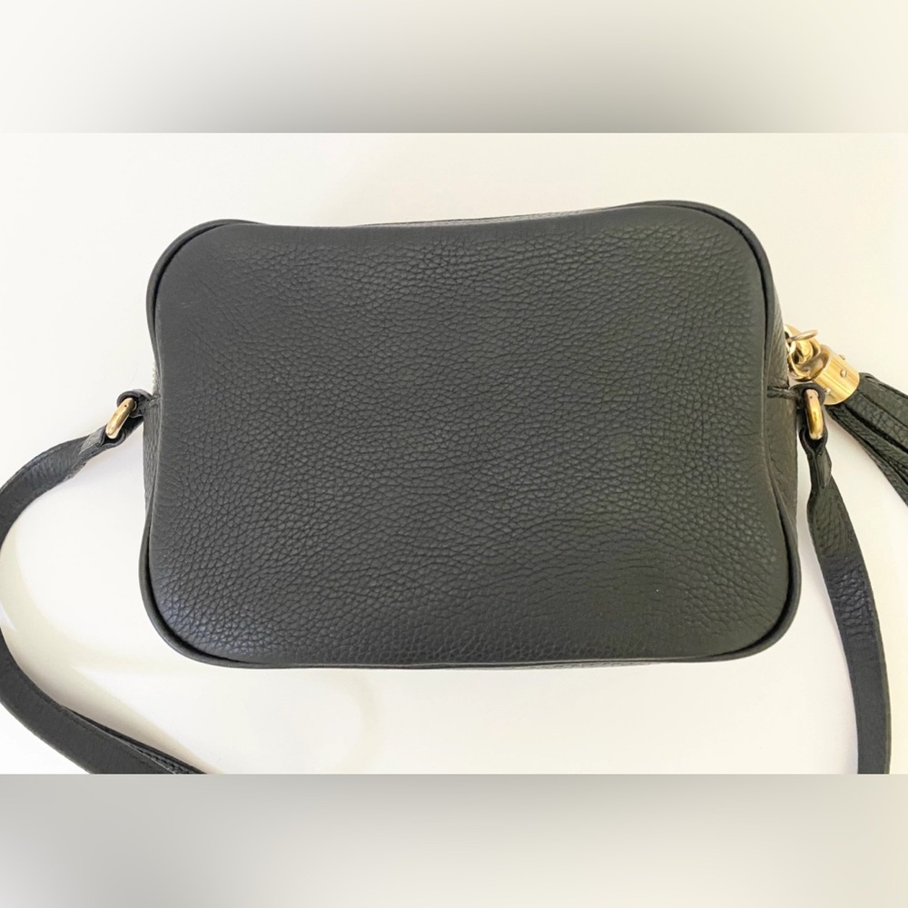 Gucci✨Soho Disco Black Pebbled Leather Crossbody Bag Purse Retail $1490 - Picture 2 of 11